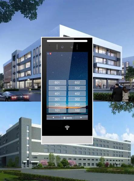 工業(yè)園區(qū)工廠生產(chǎn)廠房人臉識(shí)別語(yǔ)音呼叫可視對(duì)講門禁系統(tǒng)
